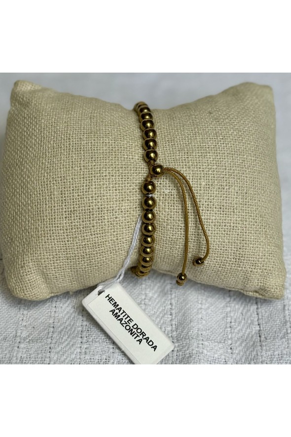 HEMATITE ORO P/AMAZONITA G