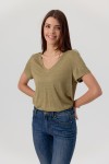 T-SHIRT BRITNEY KHAKI-CTA