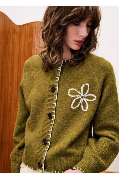 CARDIGAN BERGAMOTE-CH