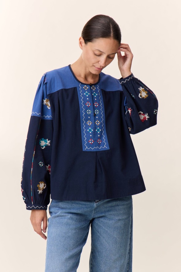 CHUKI BLOUSE BLUE