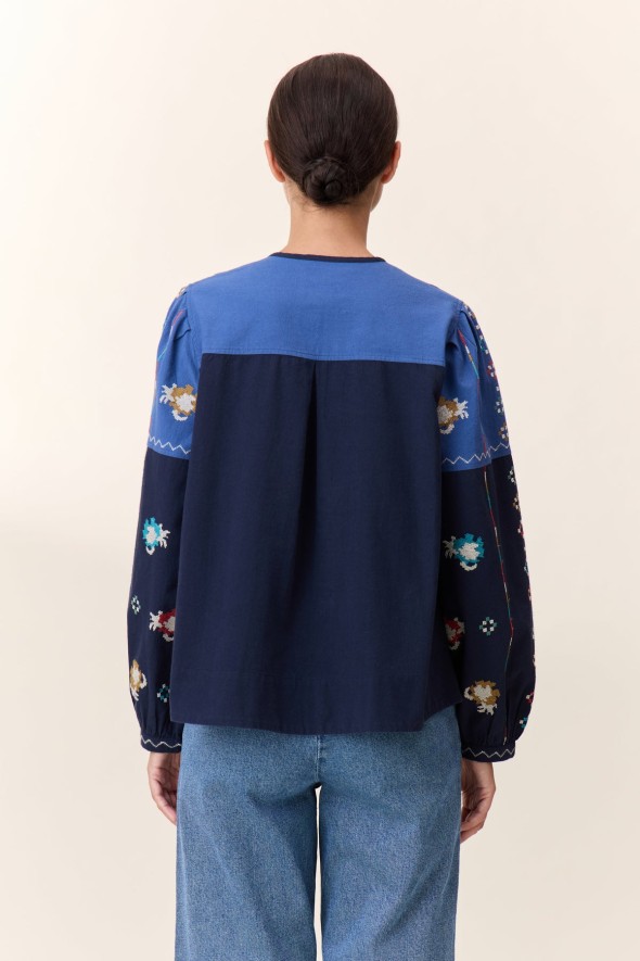 CHUKI BLOUSE BLUE