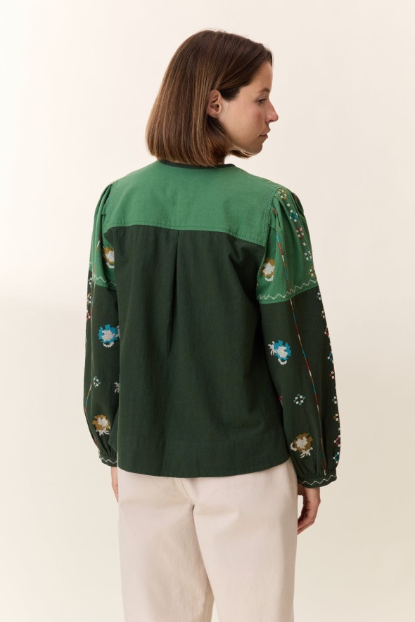 CHUKI BLOUSE GREEN