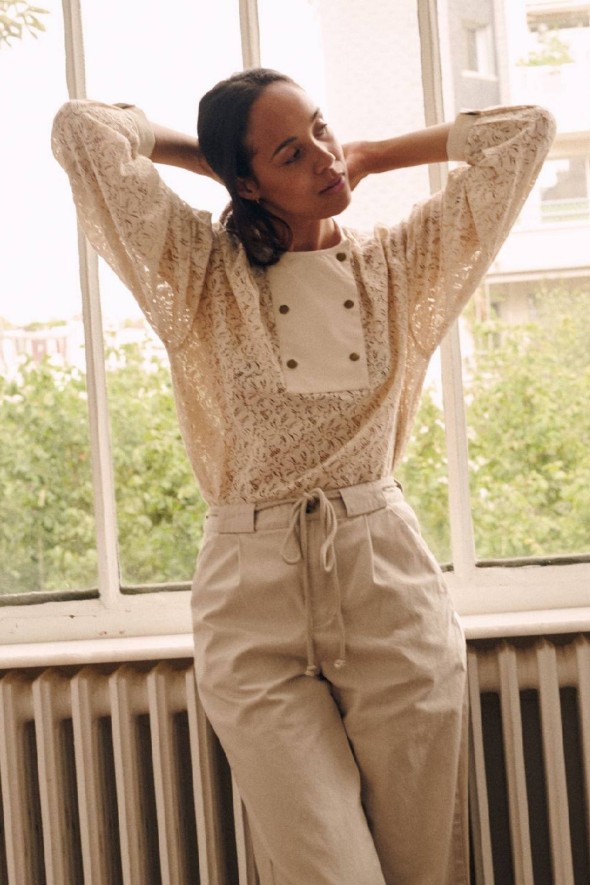 CHEMISE CENDRE TCN02-C