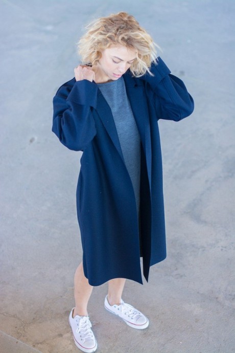 GABARDINA BUREL AZUL