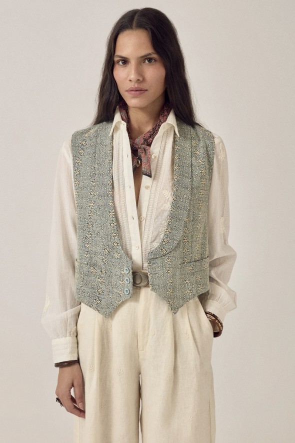 CHALECO FLORENCE WESTERN LACE