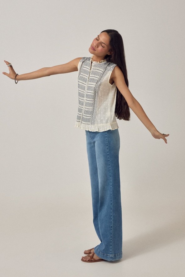 BLUSA IRINA INDIGO POET