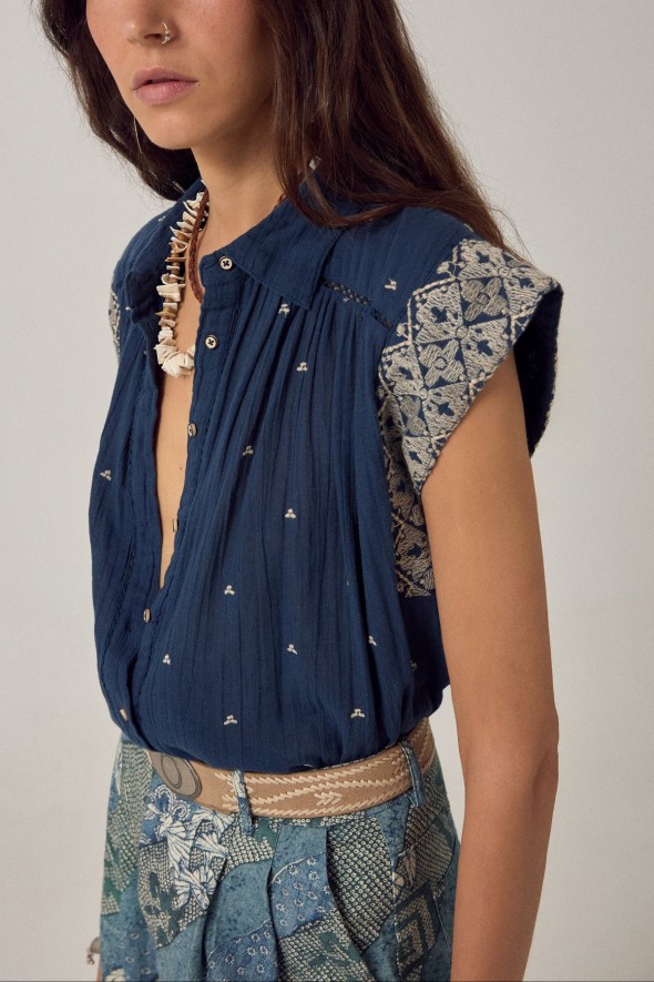 BLUSA KARINA BLUE SATORI