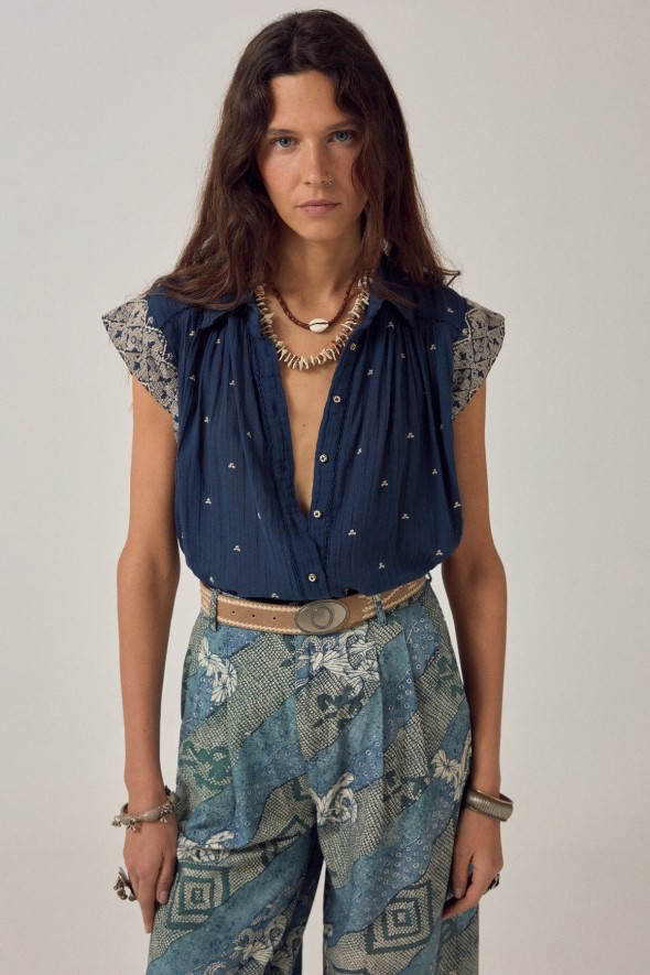 BLUSA KARINA BLUE SATORI