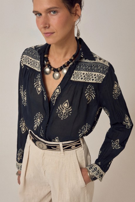 CAMISA RANI BLACK HENNA 2