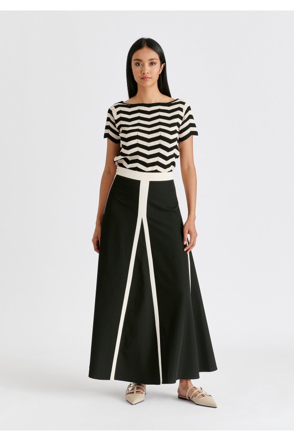 P25A0601C- F NEGRA/MARFIL PAISIE