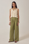 OTTO PANTS LIN TWIST MOSS