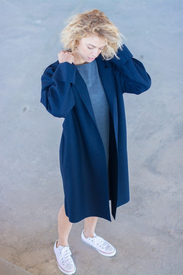 GABARDINA BUREL AZUL